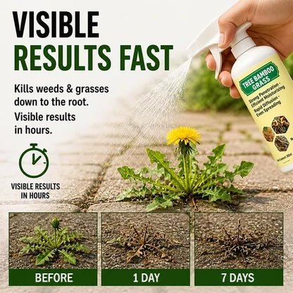 🔥Fast-Acting Natural Weed & Grass Killer Spray